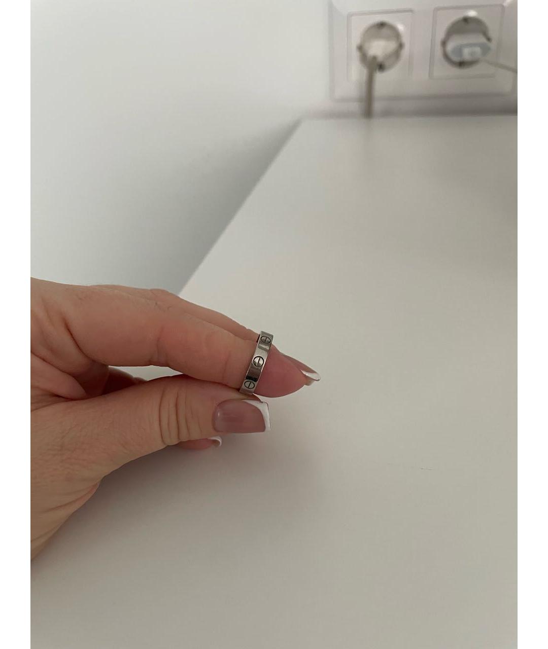 CARTIER Серебряное кольцо из белого золота, фото 8