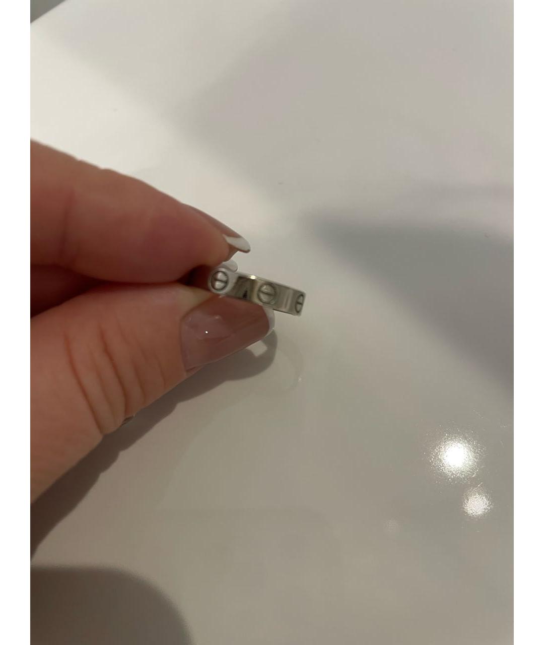 CARTIER Серебряное кольцо из белого золота, фото 2