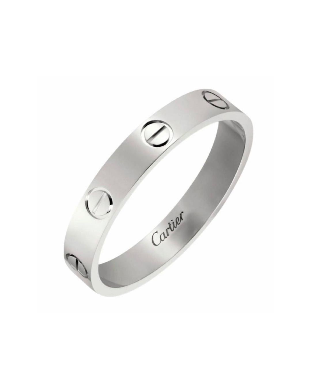 CARTIER Серебряное кольцо из белого золота, фото 1