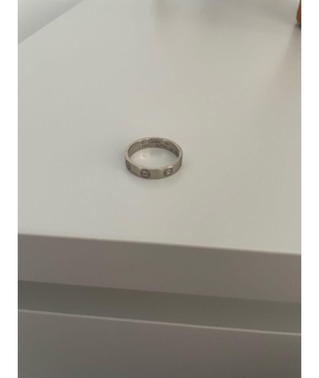 CARTIER Серебряное кольцо из белого золота, фото 5