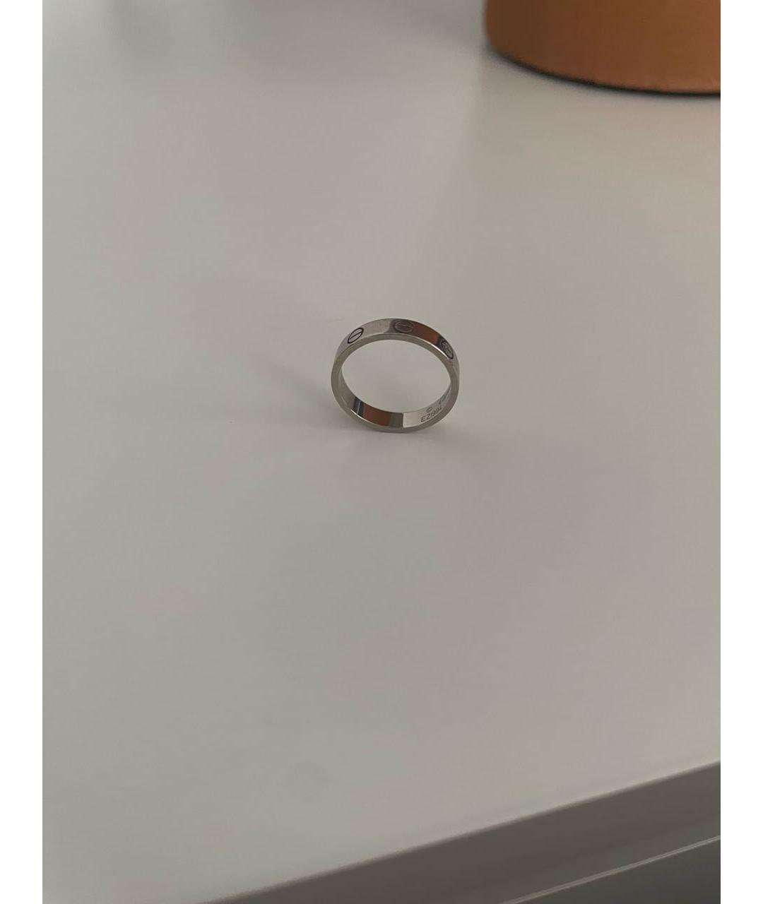 CARTIER Серебряное кольцо из белого золота, фото 4