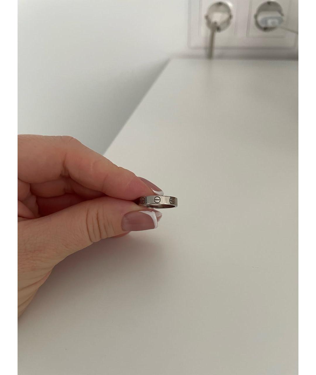 CARTIER Серебряное кольцо из белого золота, фото 6