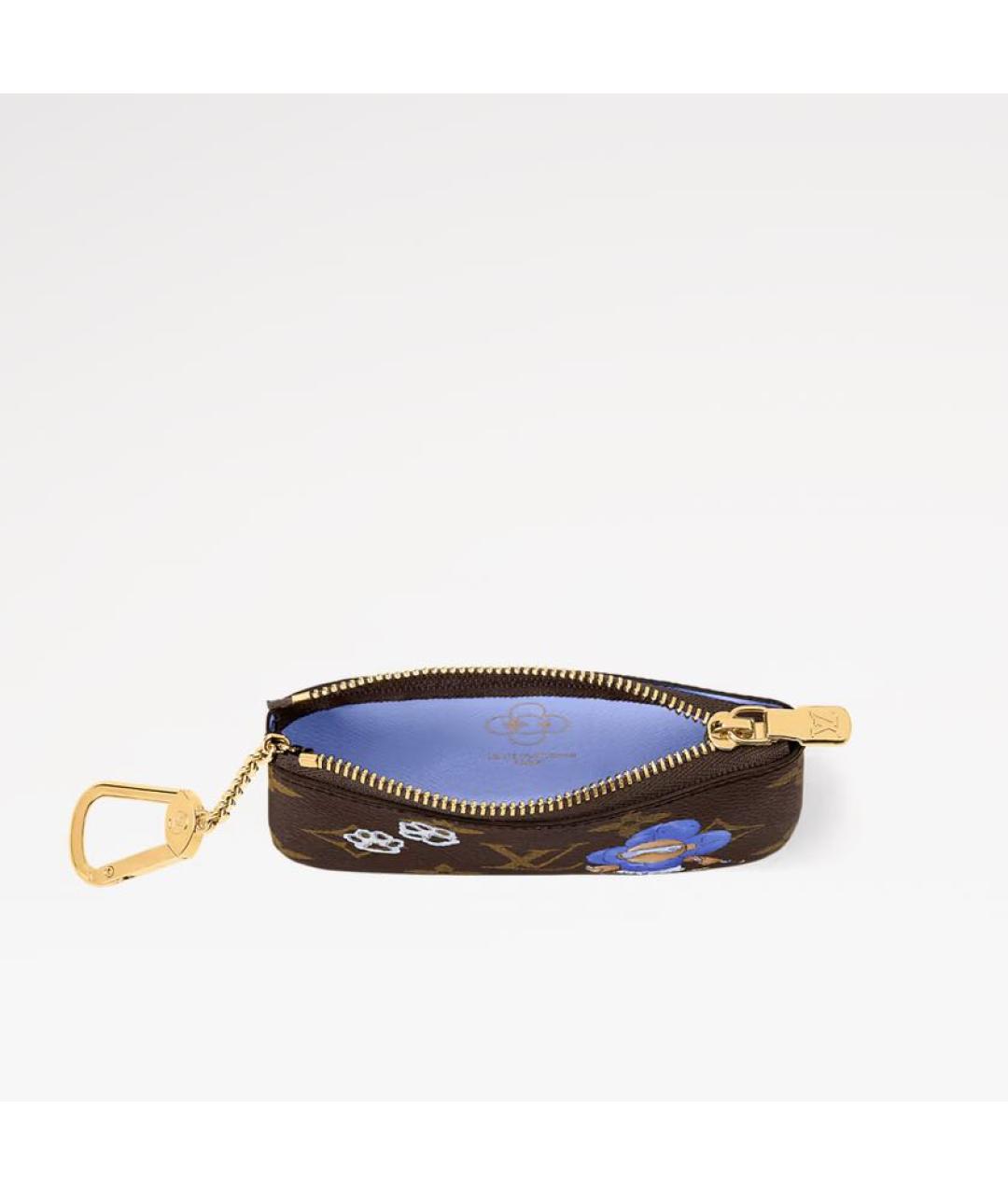 LOUIS VUITTON Коричневая ключница, фото 3
