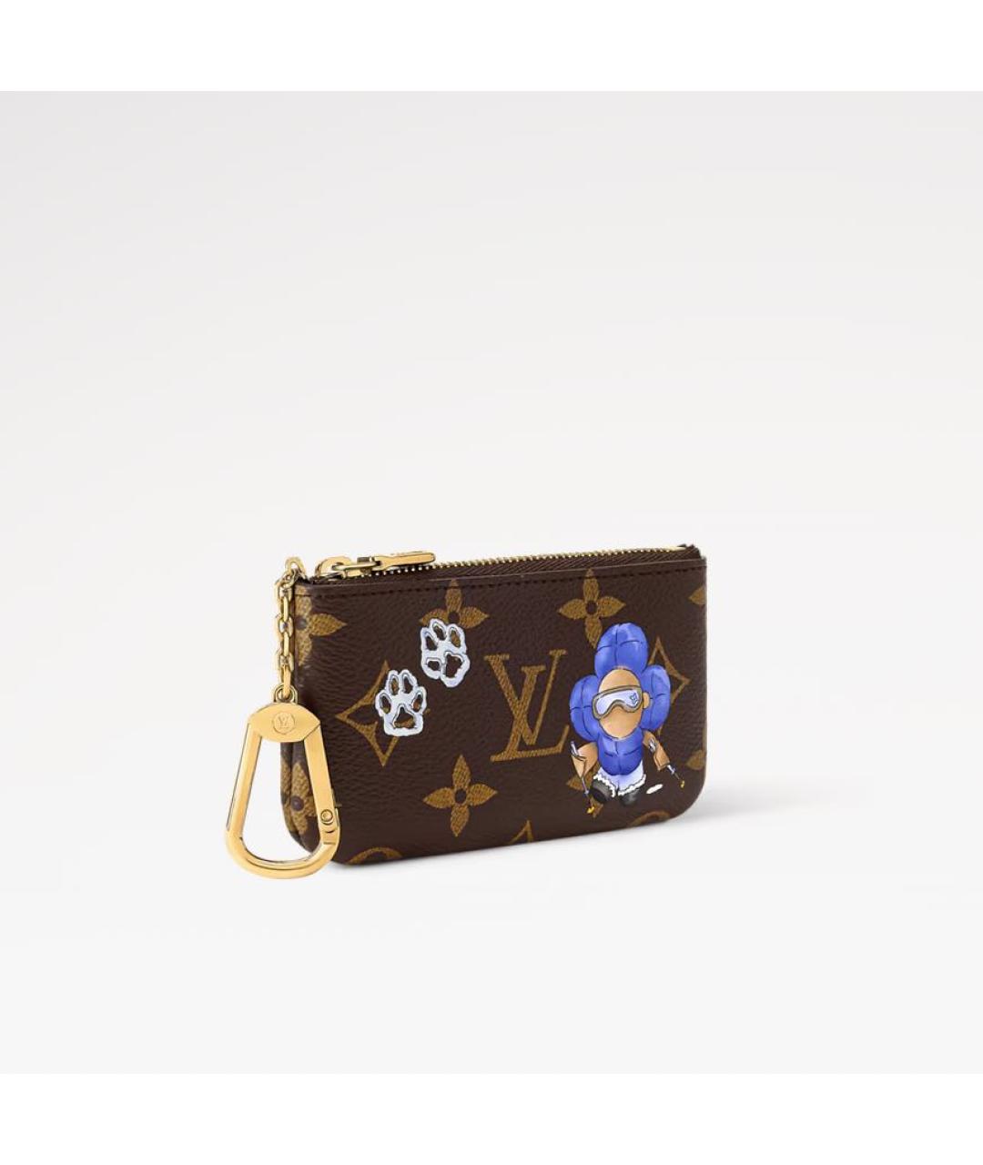 LOUIS VUITTON Коричневая ключница, фото 2