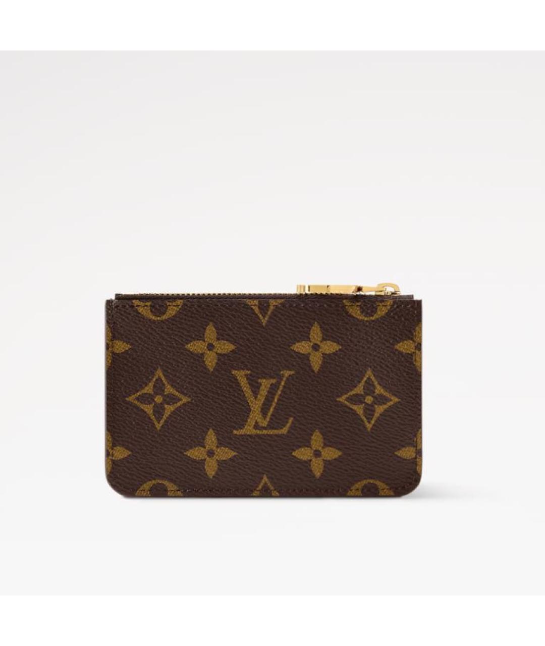 LOUIS VUITTON Коричневый кардхолдер, фото 4