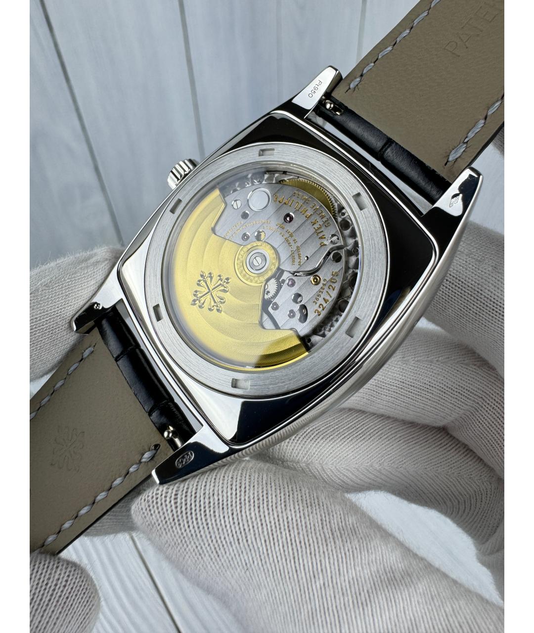 PATEK PHILIPPE Серые платиновые часы, фото 6