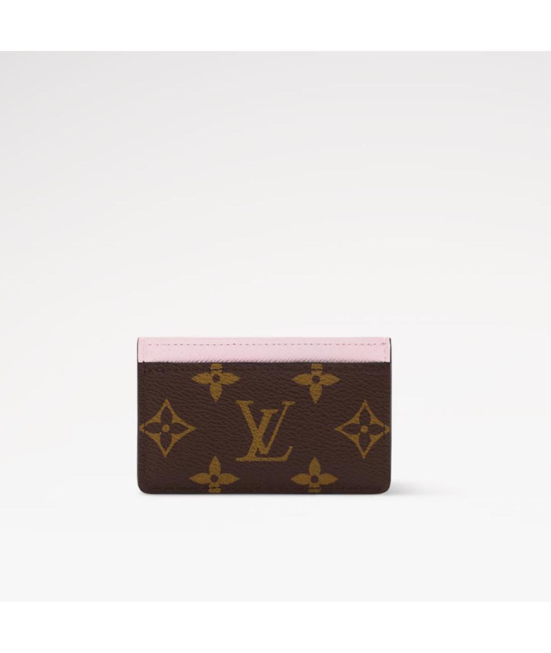 LOUIS VUITTON Коричневый кардхолдер, фото 4