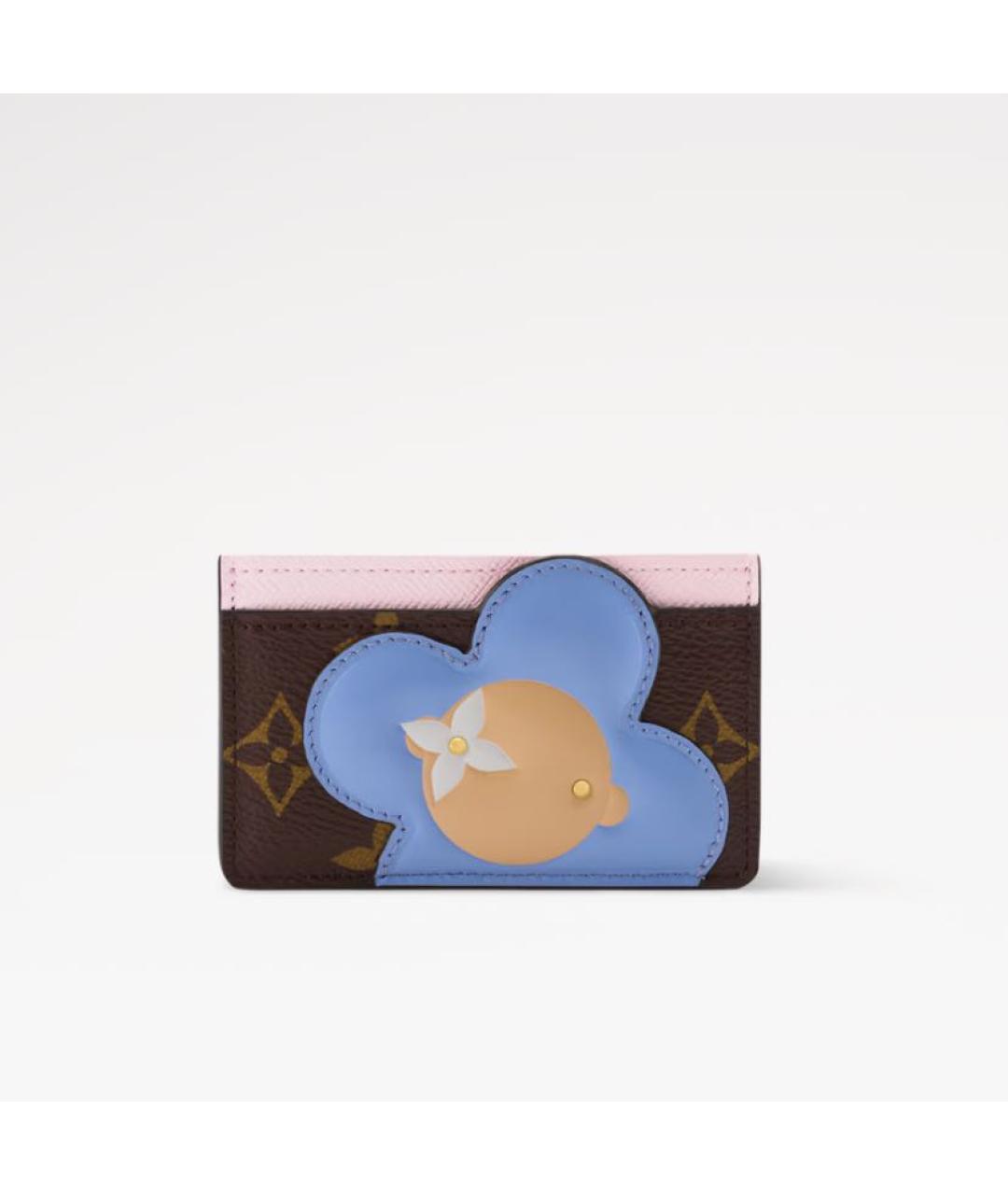 LOUIS VUITTON Коричневый кардхолдер, фото 5