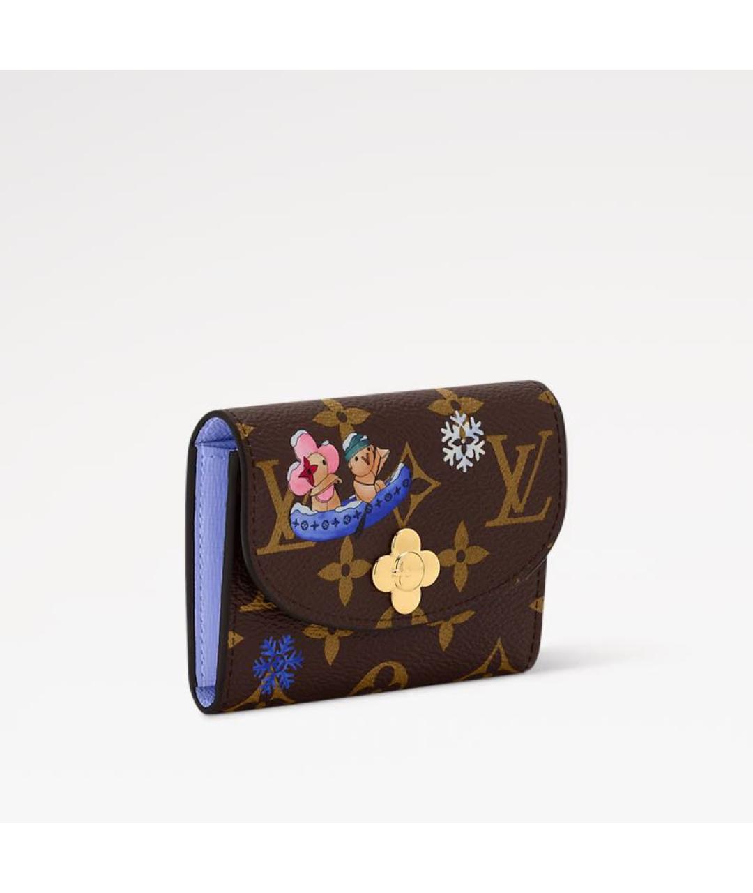 LOUIS VUITTON Коричневый кошелек, фото 2