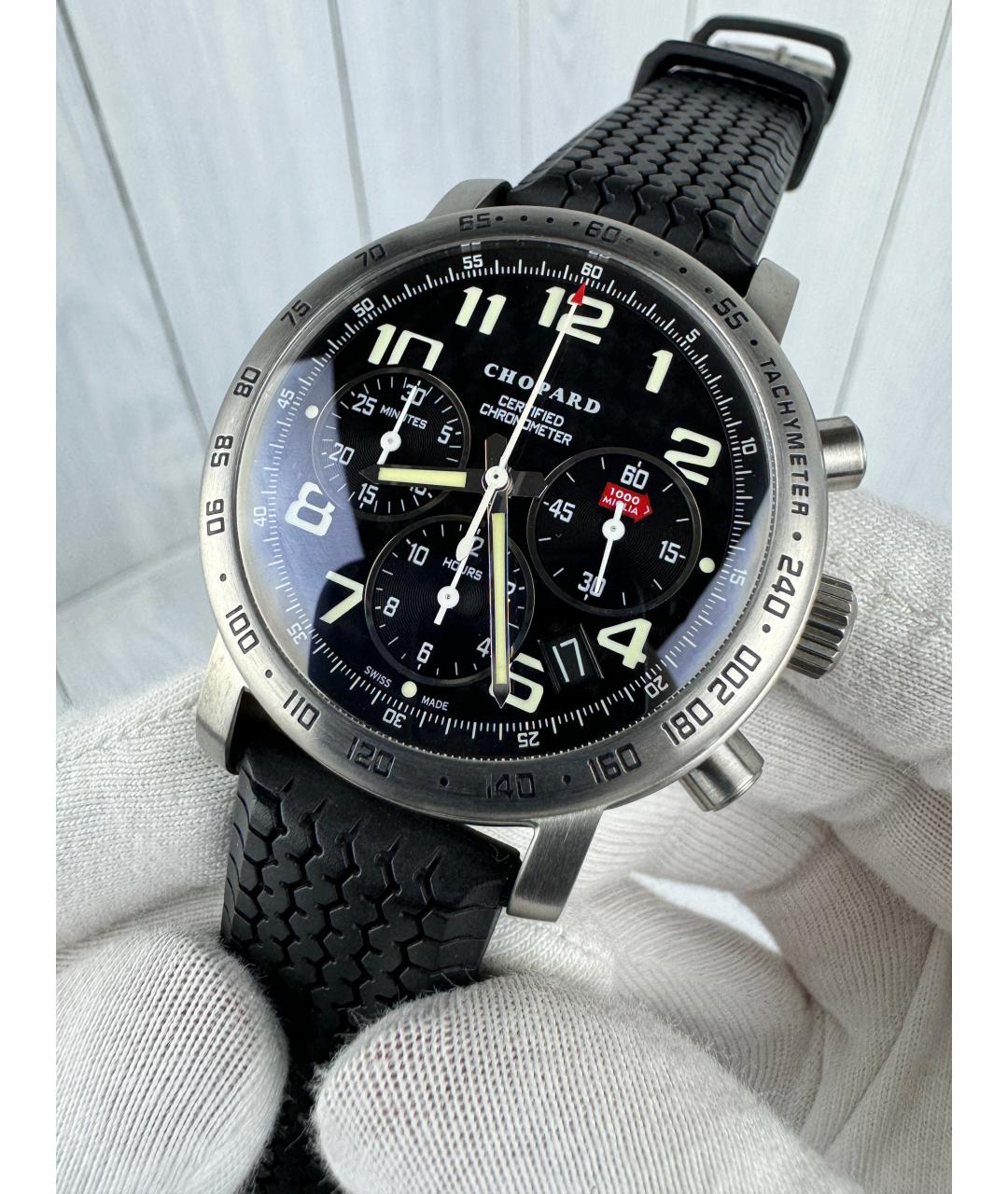 CHOPARD Черные часы, фото 3