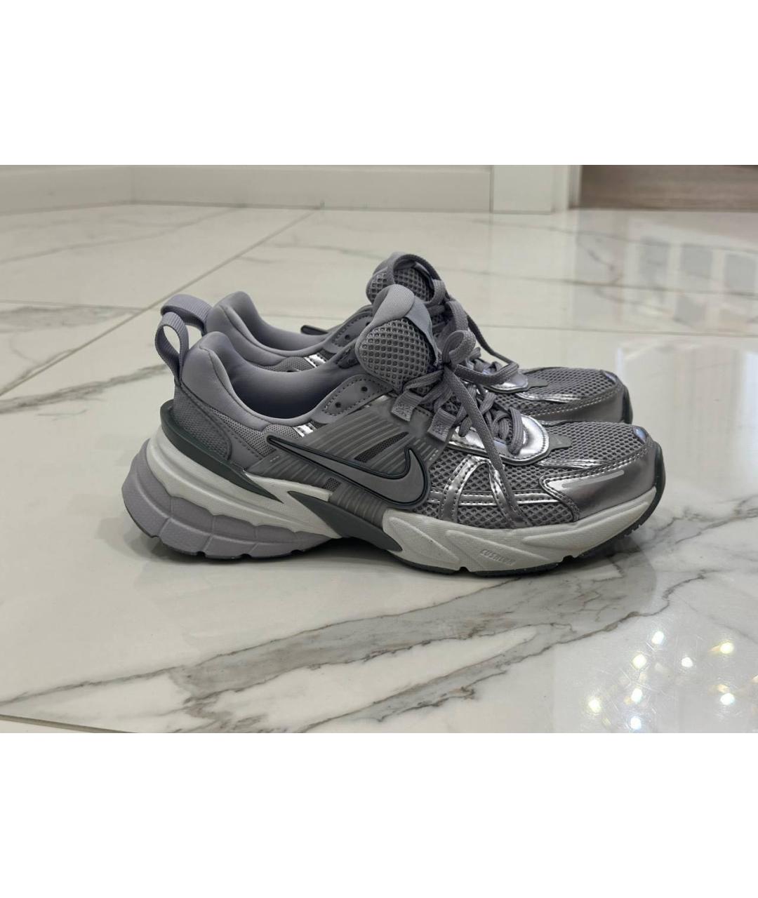 NIKE Серебряные кроссовки, фото 4