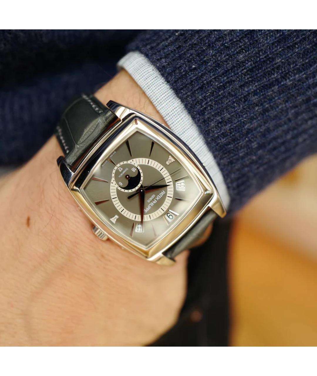 PATEK PHILIPPE Серые платиновые часы, фото 6