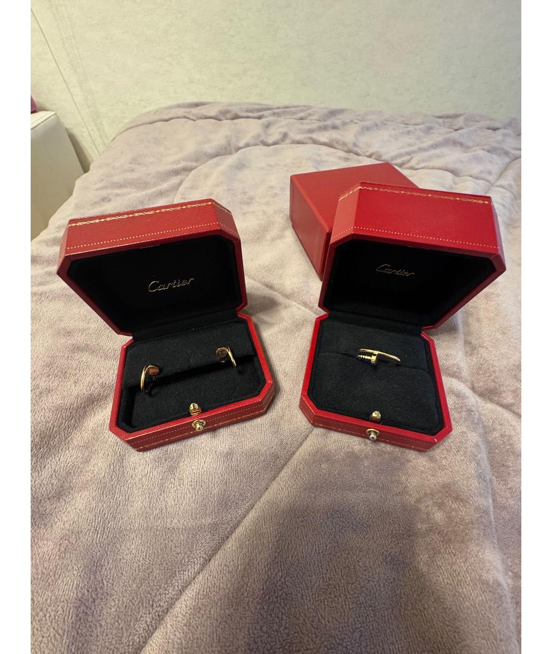 CARTIER Золотые серьги из розового золота, фото 5