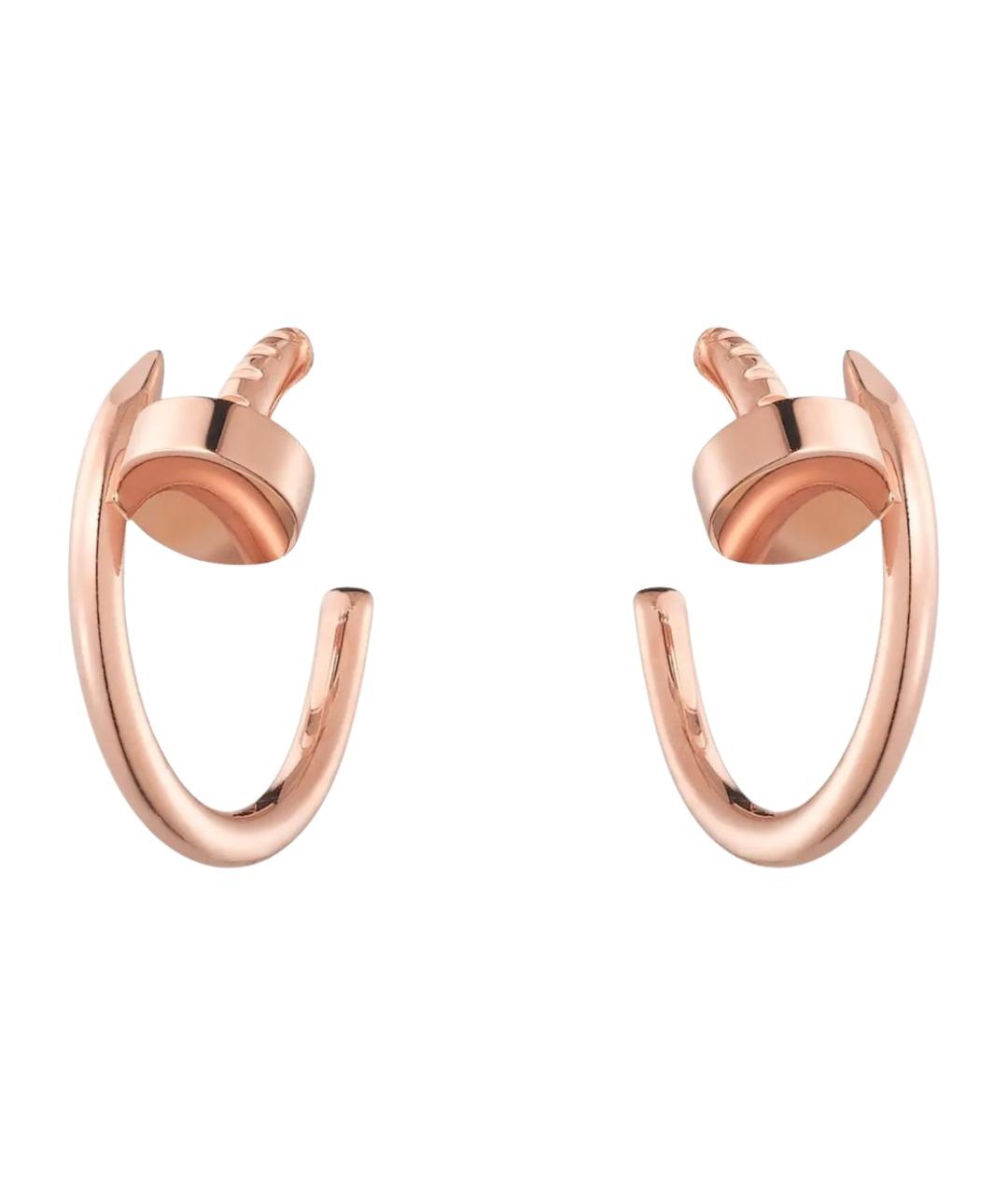 CARTIER Золотые серьги из розового золота, фото 1
