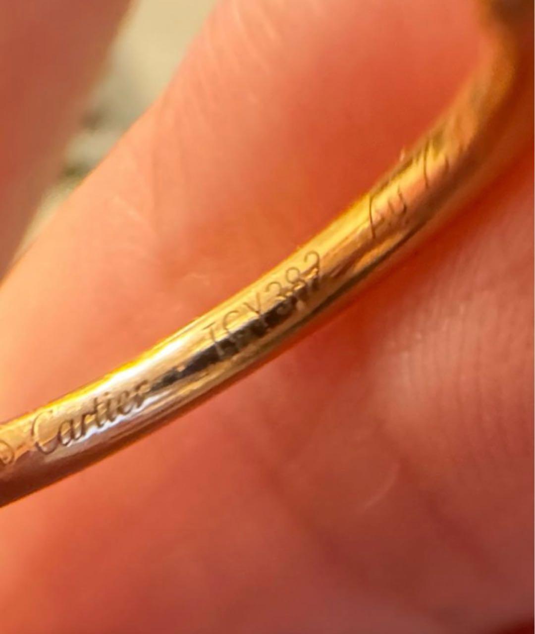 CARTIER Золотые серьги из розового золота, фото 4
