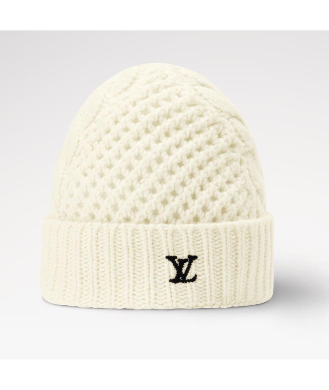 LOUIS VUITTON Бежевая шапка, фото 2