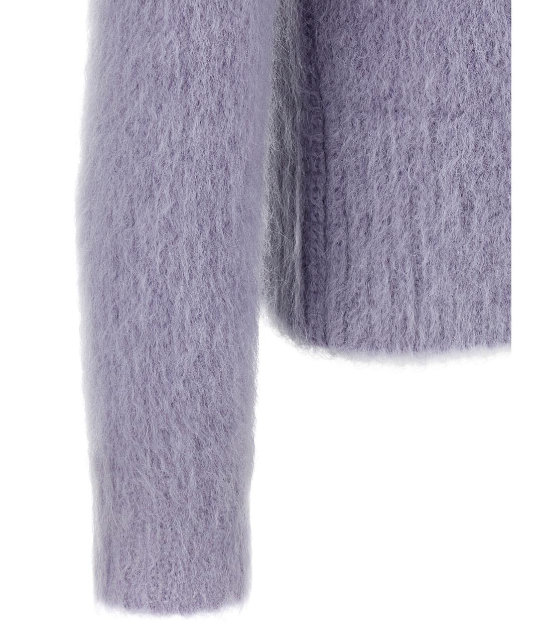GUCCI Фиолетовый шерстяной кардиган, фото 4