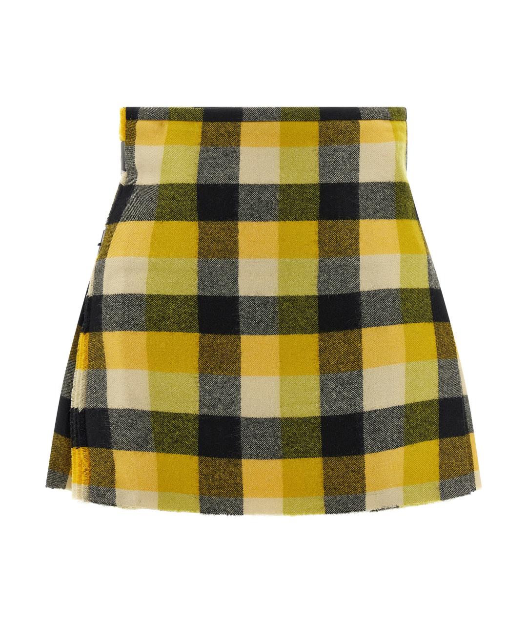VIVIENNE WESTWOOD Мульти шерстяная юбка мини, фото 1