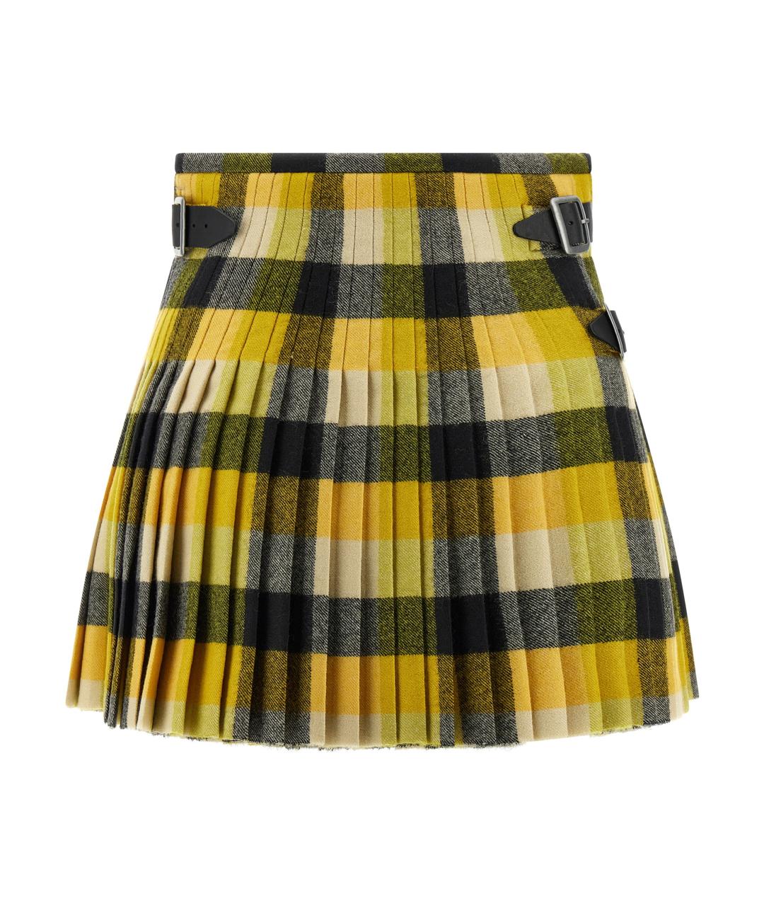 VIVIENNE WESTWOOD Мульти шерстяная юбка мини, фото 2