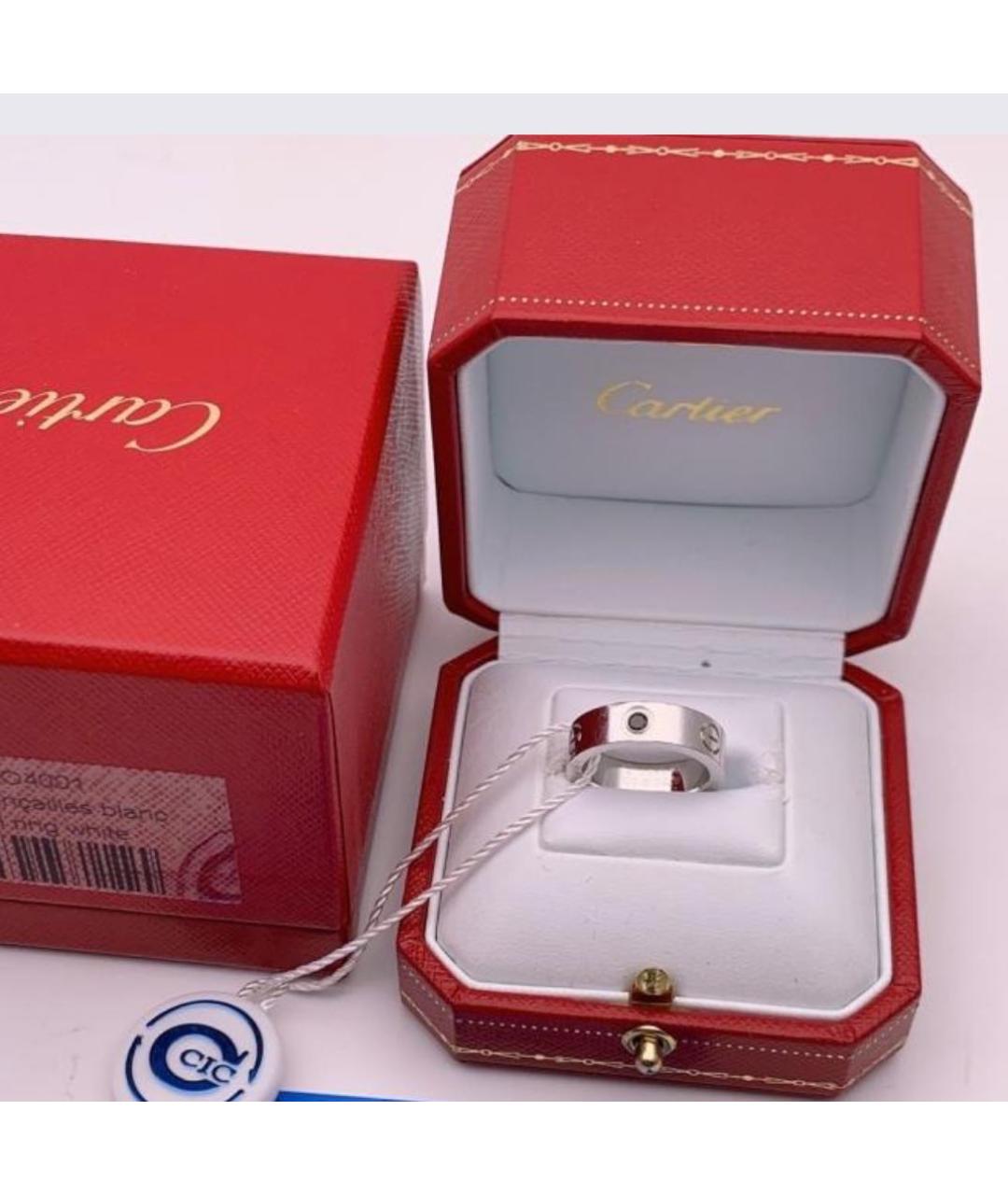 CARTIER Серебряное кольцо из белого золота, фото 3
