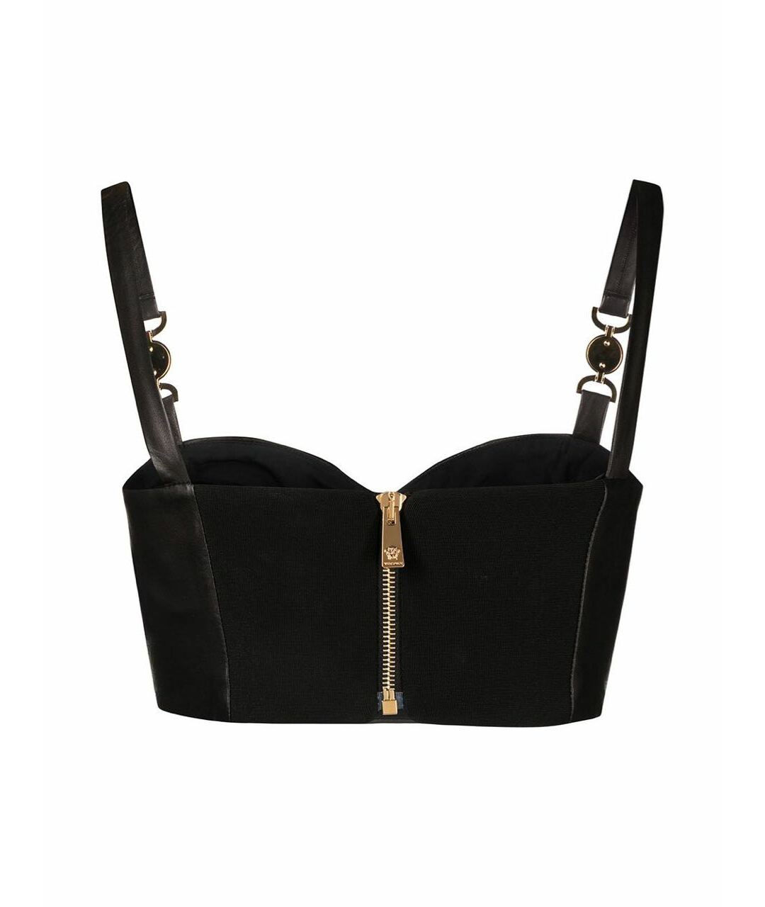 VERSACE Черный кожаный корсет, фото 2