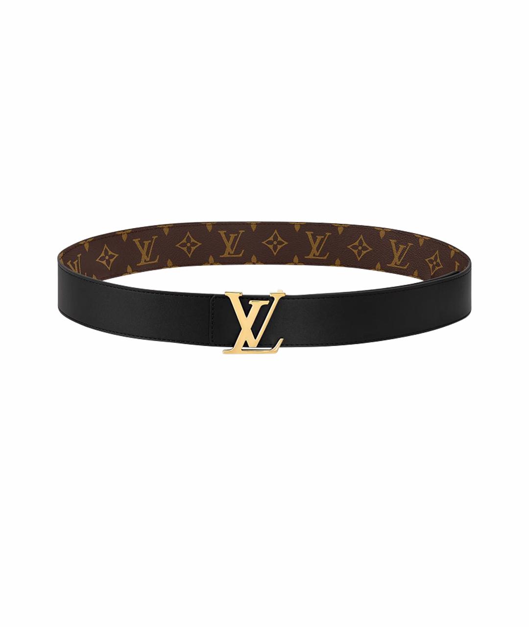 LOUIS VUITTON Коричневый кожаный ремень, фото 1