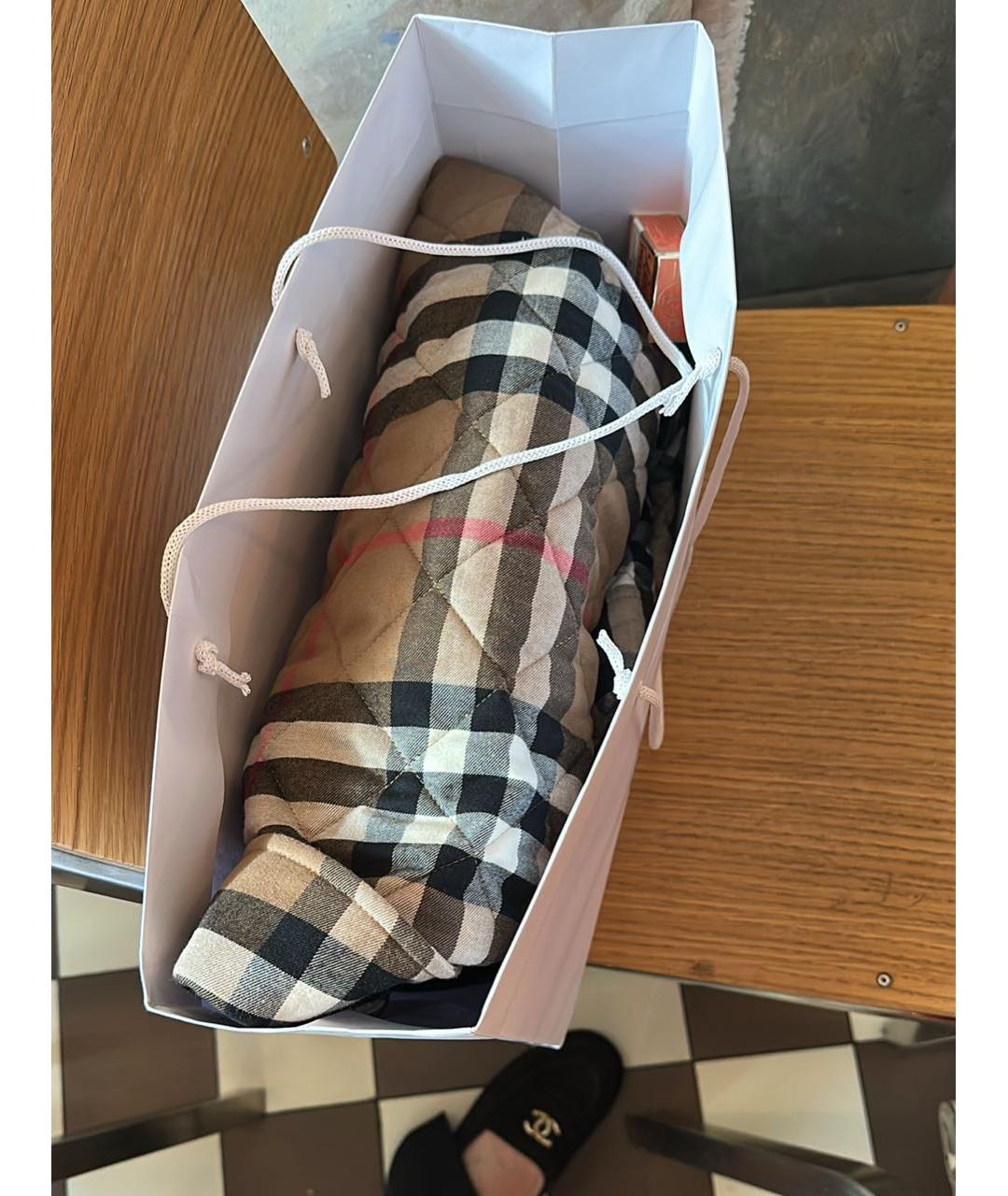 BURBERRY Коричневая хлопковая куртка, фото 5