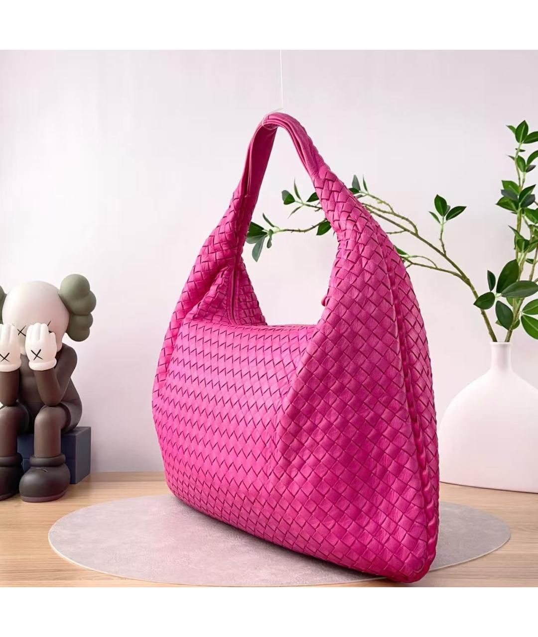 BOTTEGA VENETA Розовая сумка через плечо, фото 4