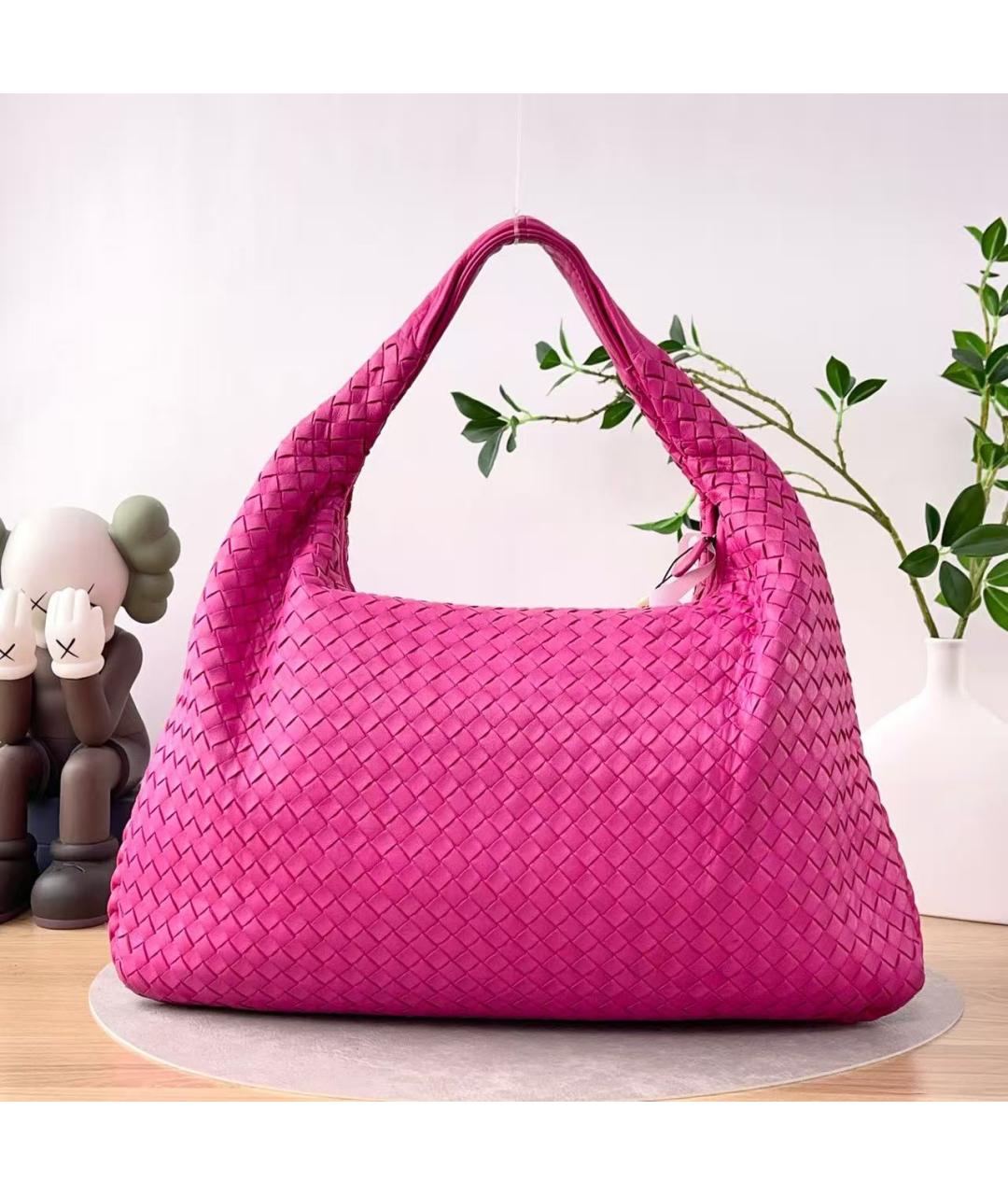 BOTTEGA VENETA Розовая сумка через плечо, фото 3