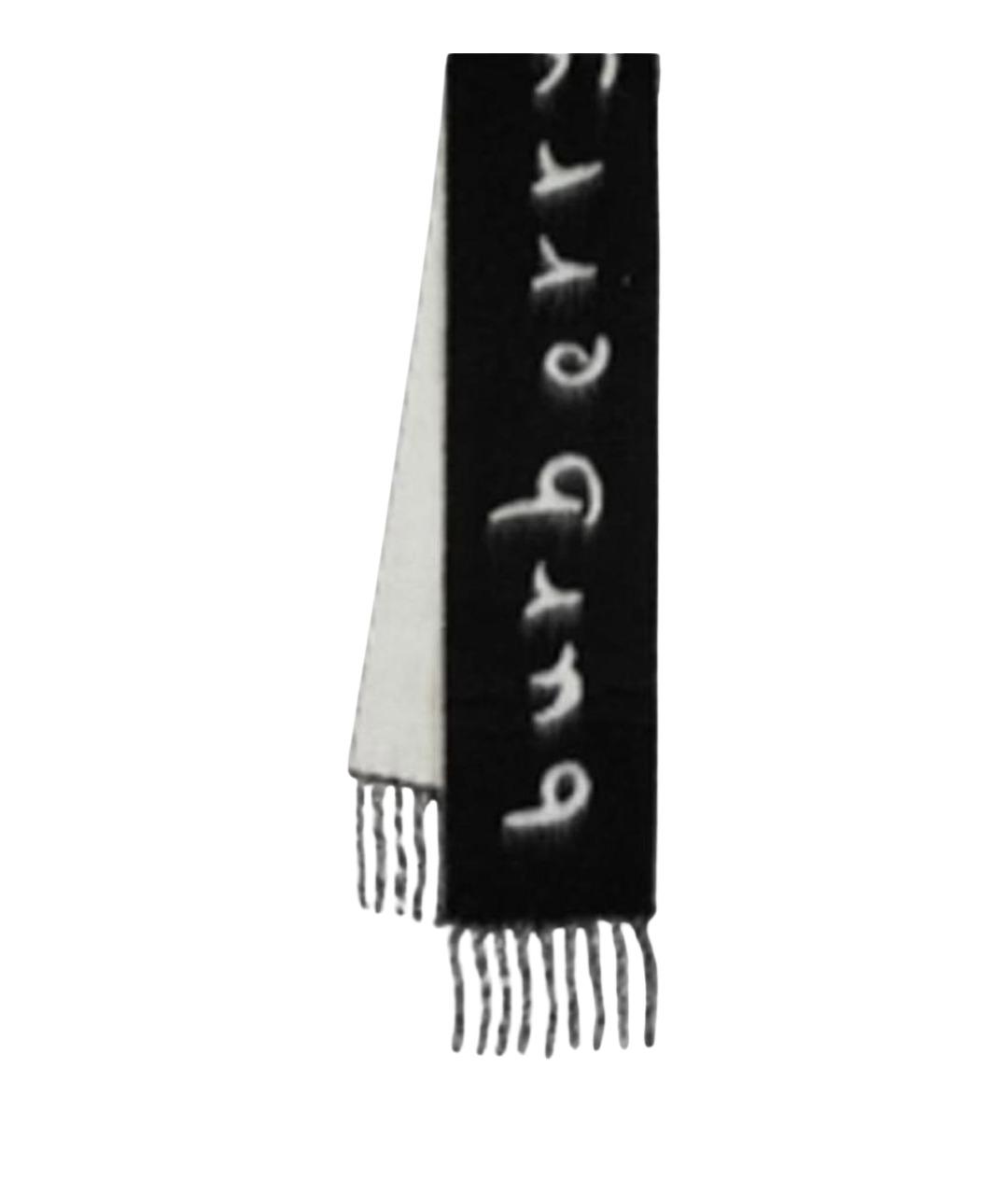 BURBERRY Черный шарф, фото 1