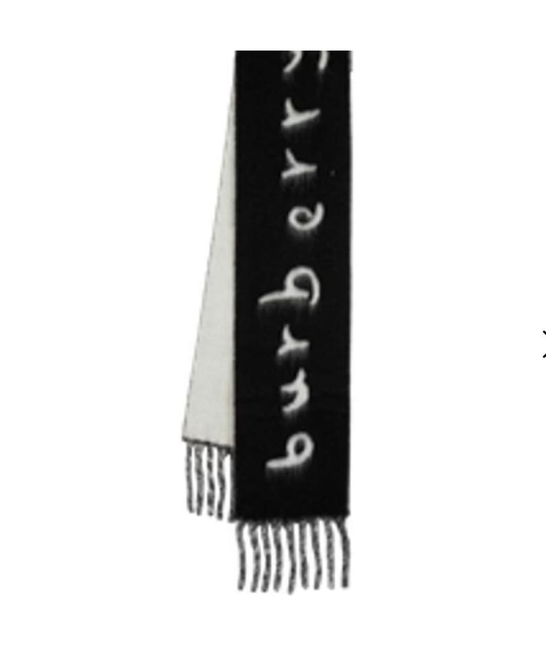 BURBERRY Черный шарф, фото 4