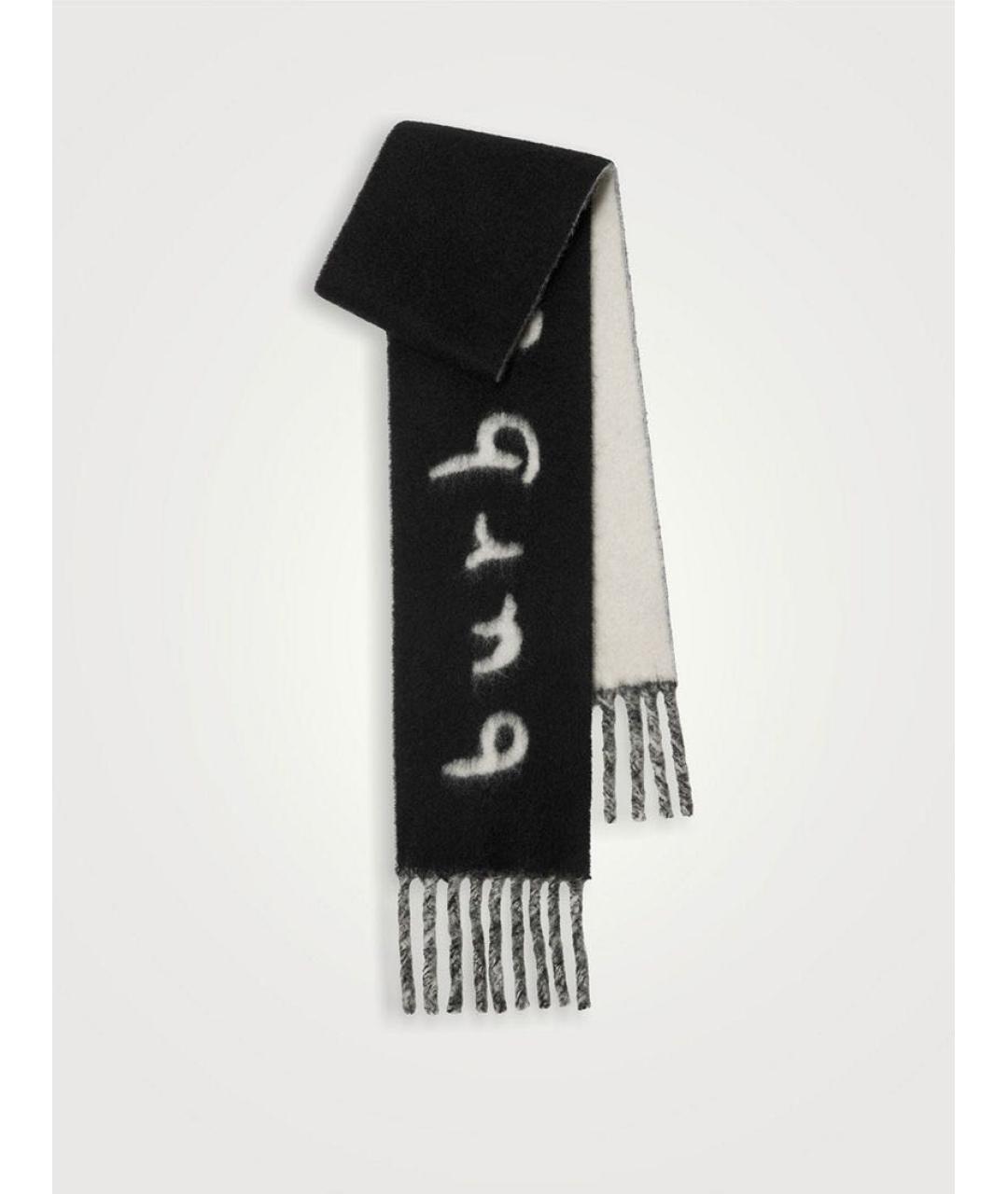 BURBERRY Черный шарф, фото 3