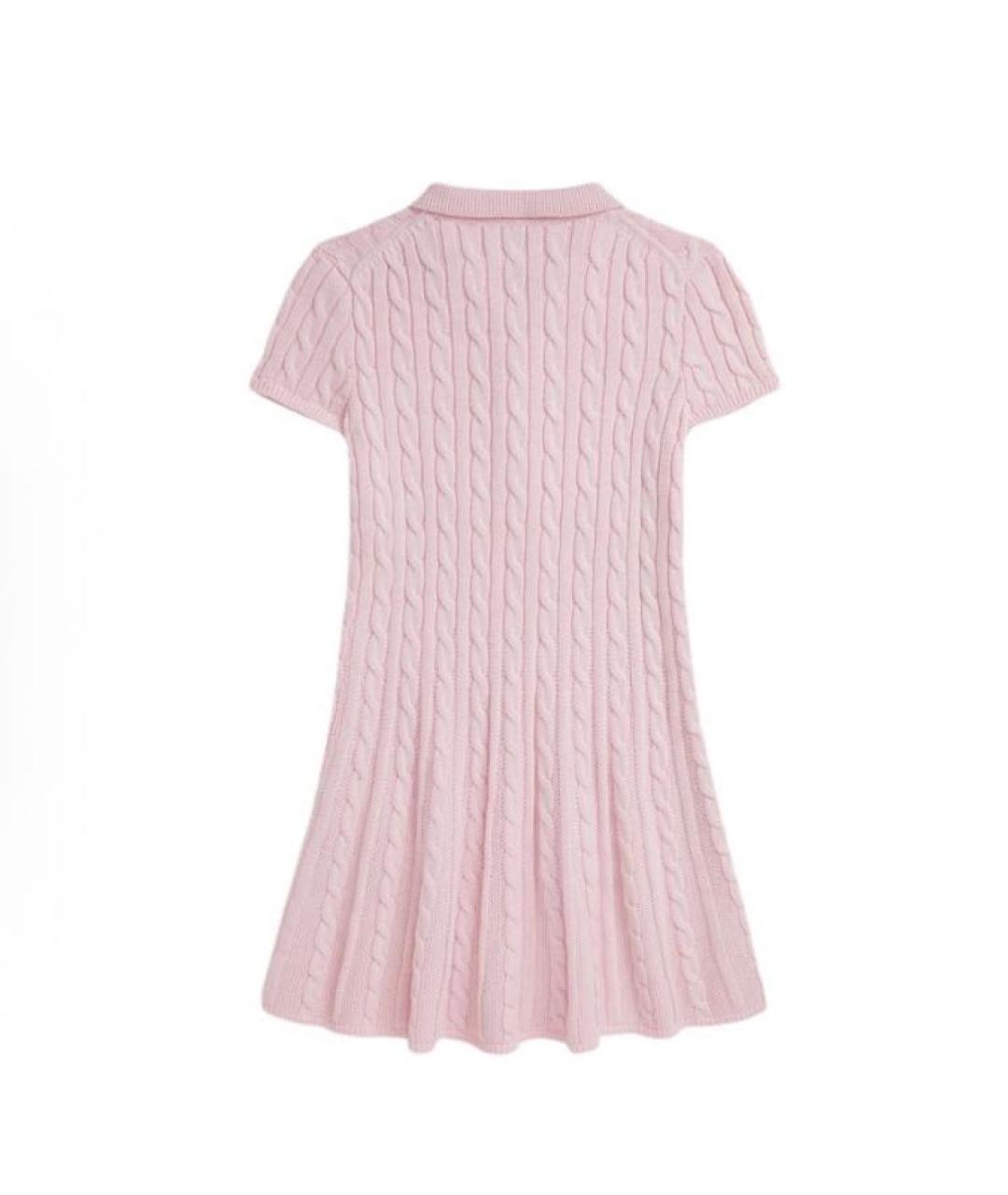 POLO RALPH LAUREN Розовое повседневное платье, фото 2