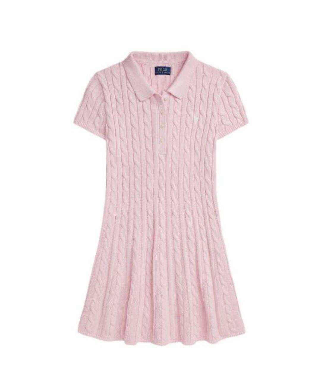 POLO RALPH LAUREN Розовое повседневное платье, фото 1