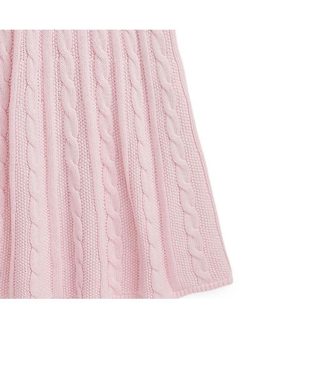 POLO RALPH LAUREN Розовое повседневное платье, фото 5
