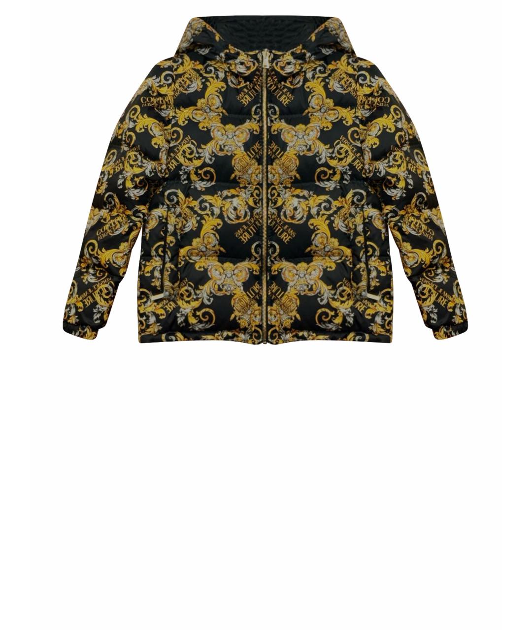 VERSACE JEANS COUTURE Черная полиэстеровая куртка, фото 1