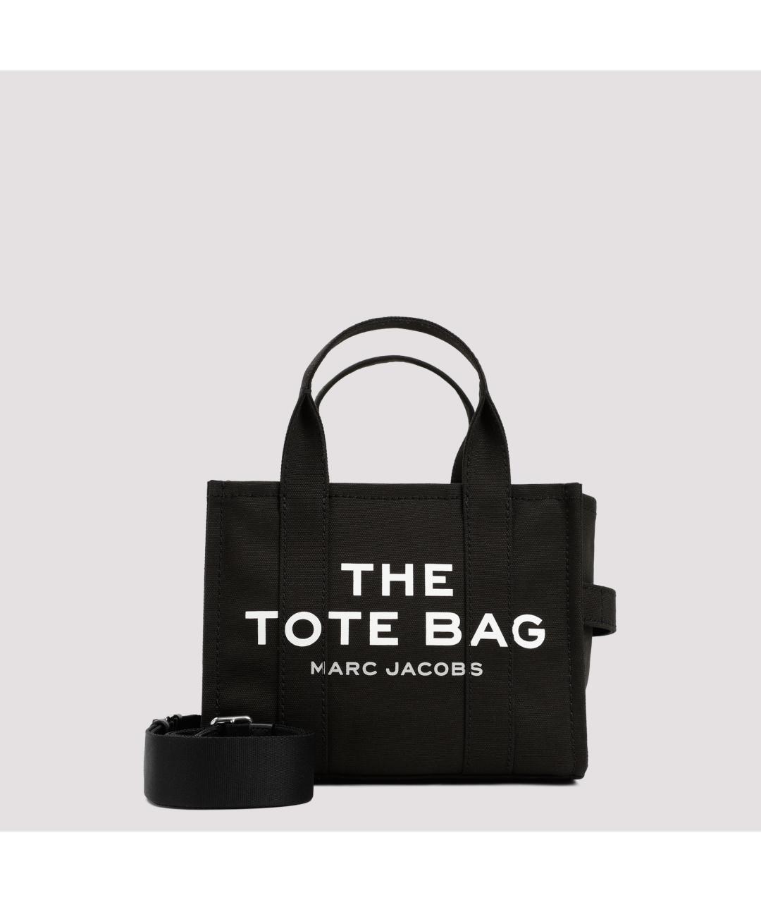 MARC JACOBS Черная хлопковая сумка тоут, фото 2