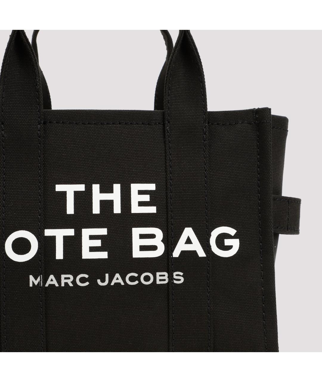 MARC JACOBS Черная хлопковая сумка тоут, фото 5