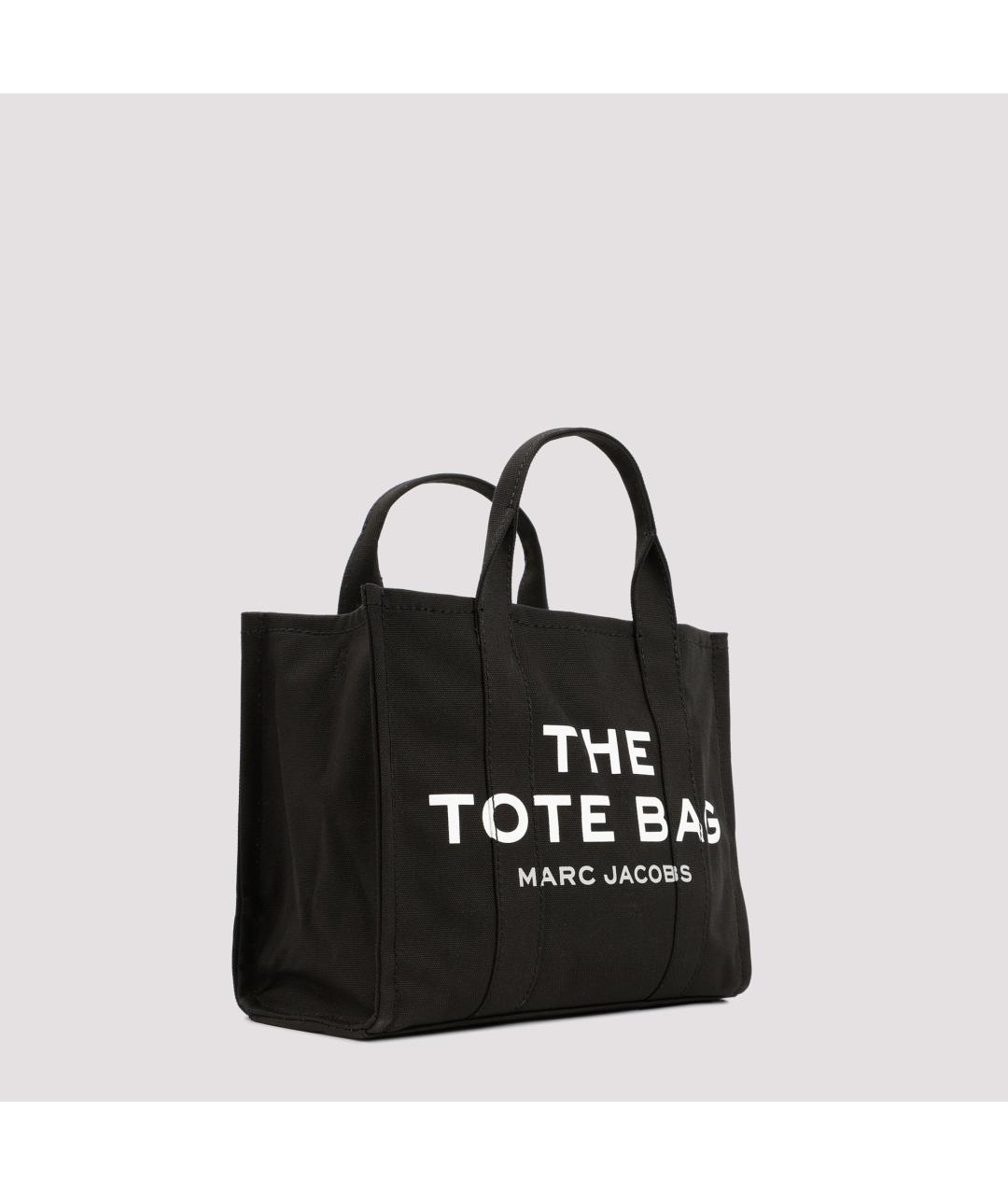 MARC JACOBS Черная хлопковая сумка тоут, фото 5