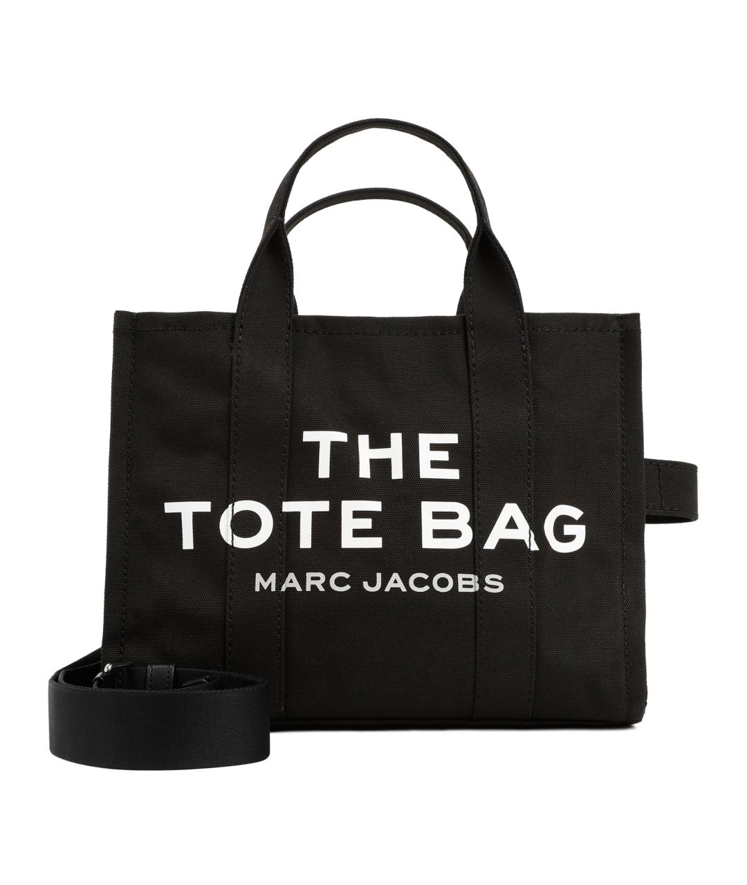 MARC JACOBS Черная хлопковая сумка тоут, фото 1