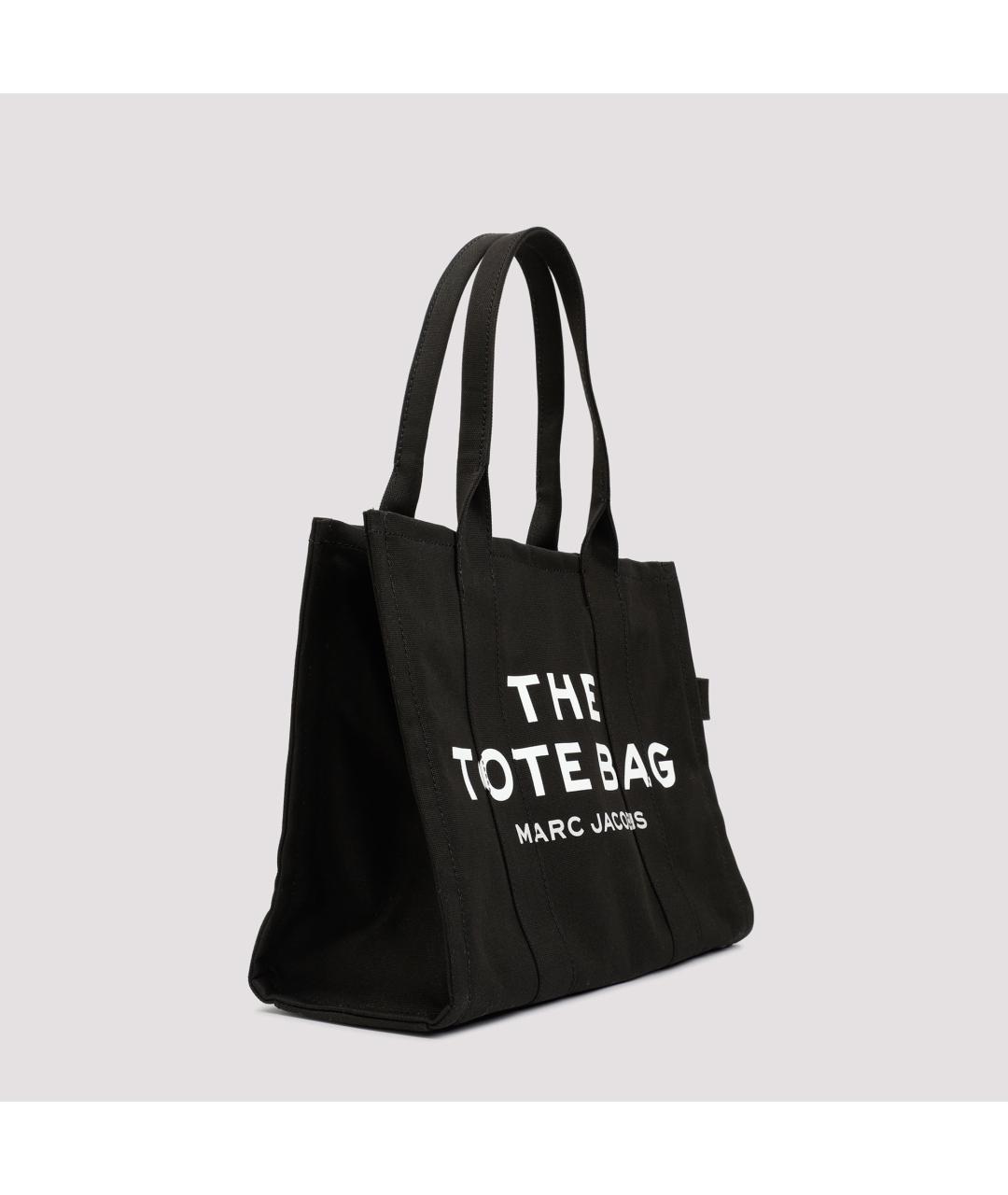 MARC JACOBS Черная хлопковая сумка тоут, фото 5