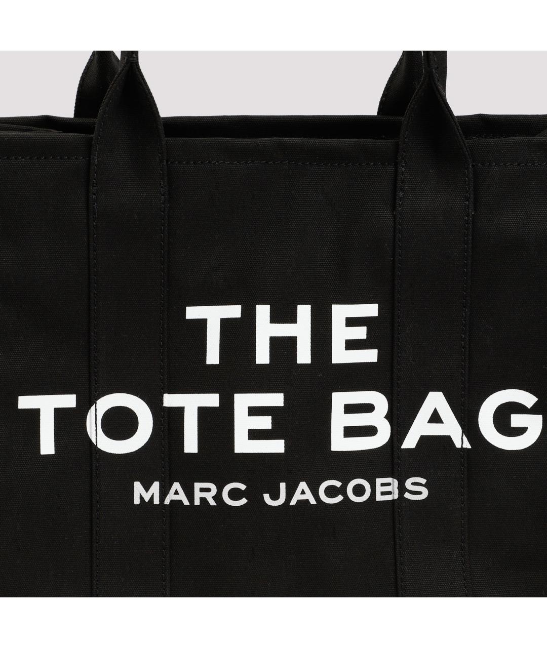 MARC JACOBS Черная хлопковая сумка тоут, фото 6