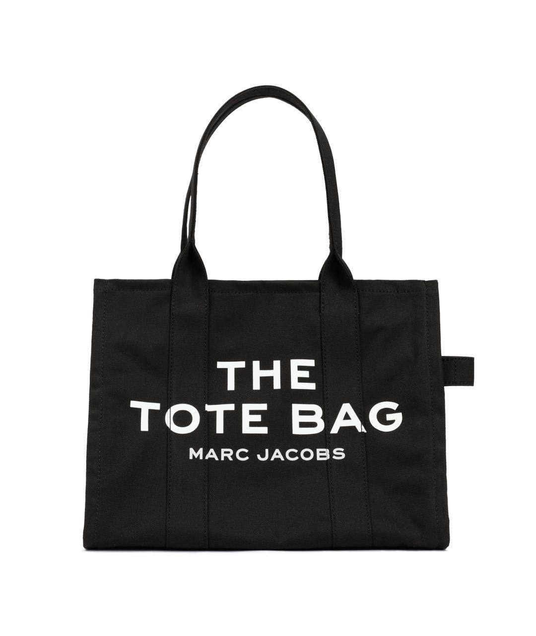 MARC JACOBS Черная хлопковая сумка тоут, фото 2