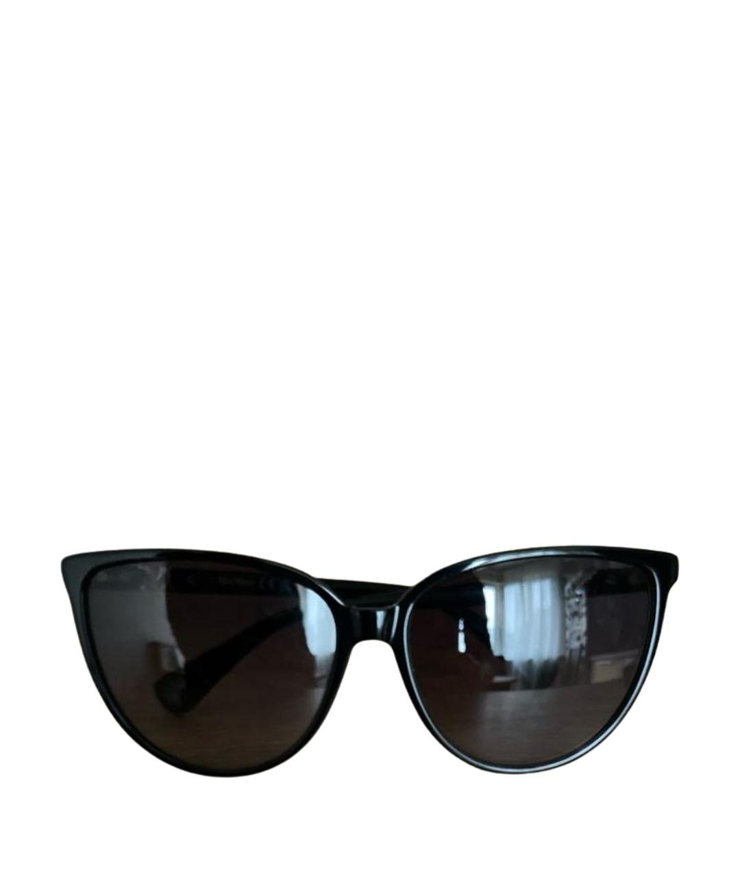 MAX MARA Черные пластиковые солнцезащитные очки, фото 1