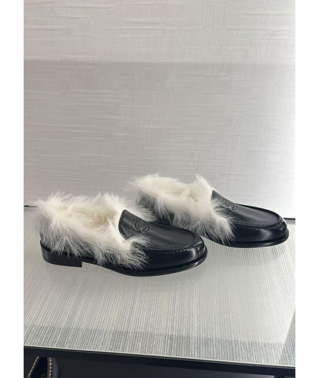 CHANEL Черные лоферы из лакированной кожи, фото 3