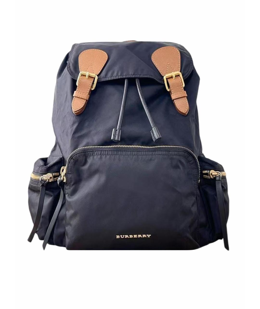 BURBERRY Черный рюкзак, фото 1