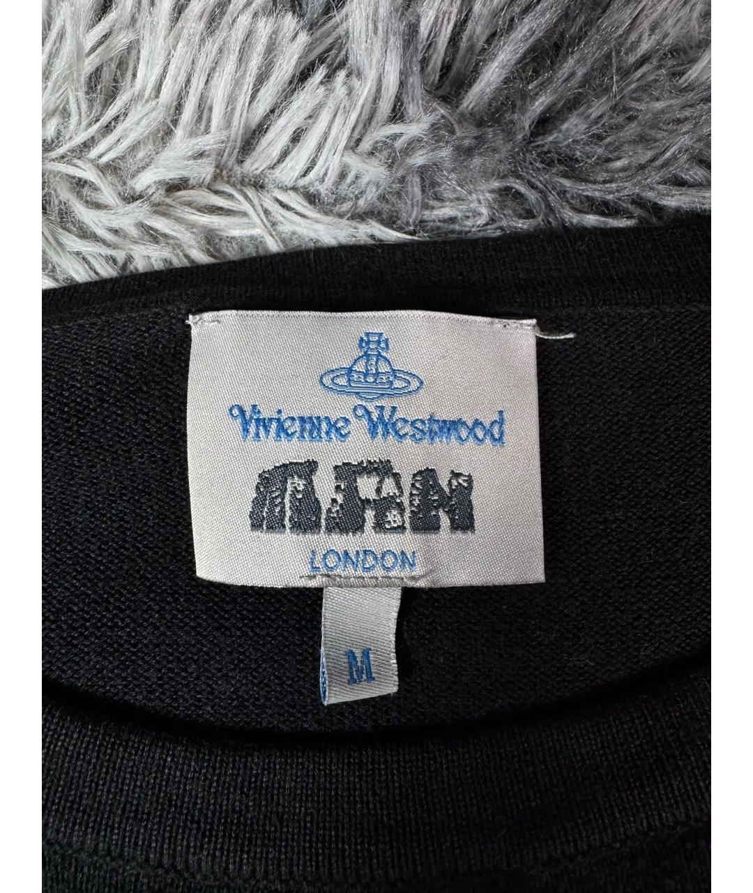 VIVIENNE WESTWOOD Темно-синий хлопковый джемпер / свитер, фото 5
