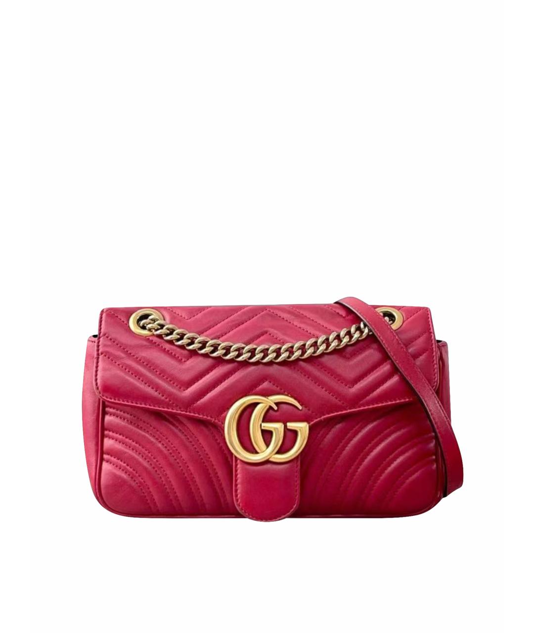 GUCCI Красная сумка через плечо, фото 1