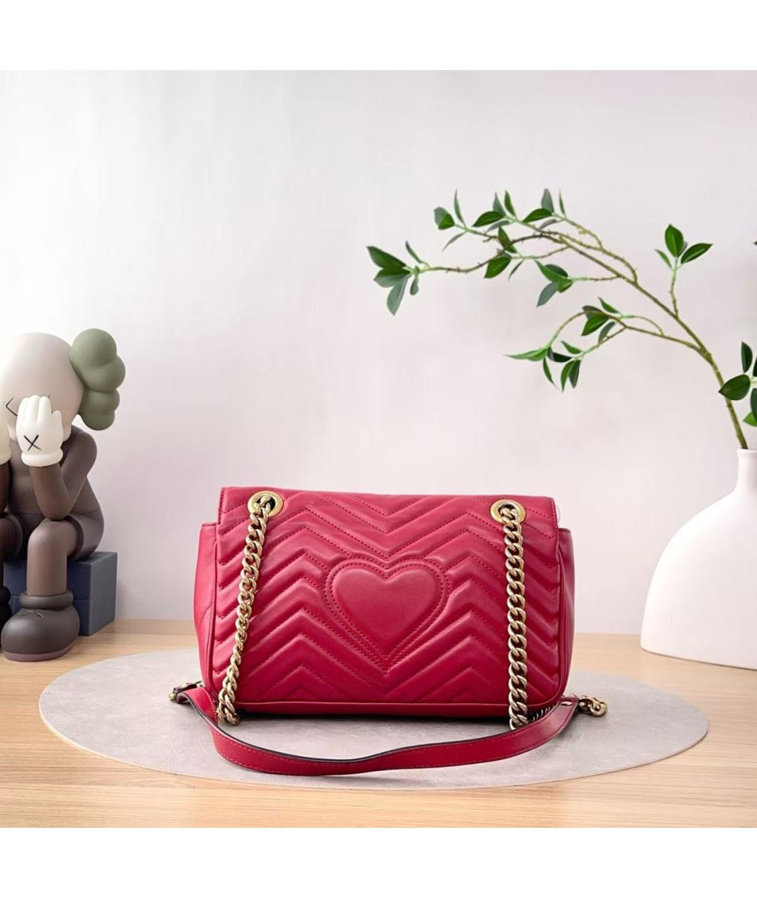 GUCCI Красная сумка через плечо, фото 3