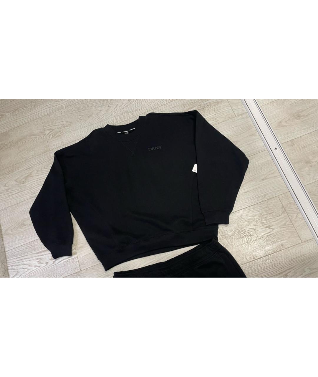 DKNY Черный хлопковый спортивные костюмы, фото 2